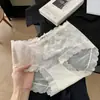 Braguitas de Encaje Huecas 'Pure Desire' para Mujer, Bikini de Cintura Media, Longitud Extendida, Refuerzo 100% Algodón, Cómodas, Seda de Hielo de Secado Rápido