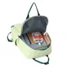 Mochila estudante campus aula mochila grande capacidade estilo faculdade cor sólida pode imprimir logo mochila escolar estudante atacado