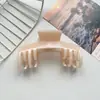 Pinza para el pelo de gorra de béisbol transfronteriza de Amazon para mujer, Elegante horquilla de hueso de dragón con diseño de flujo, Pinza de tiburón para recogido en la parte trasera de la cabeza
