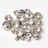Rhinestones cilíndricos brillantes sin garras, ribete, no se enganchan en la ropa, rhinestones cosidos a mano, decoración para vestidos de novia, vestidos de gala, zapatos, bolsos DIY, accesorios de cristal