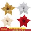 Produto Mais Vendido Transfronteiriço, um Acessório de Guirlanda de Natal Multicolorido de 24cm, Decoração de Natal, Flor de Natal