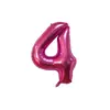Globos de Aluminio con Números Grandes Versión Americana de 40 pulgadas para Decoración de Fiesta de Cumpleaños Globos de Aluminio con Números