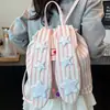 Bolsa Nueva de Conejo con Orejas para Verano 2025 Mochila de Gran Capacidad Mochila para Viajes Diarios Bolsa de Alto Valor Mochila Escolar para Mujer
