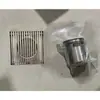 Acero Inoxidable 304 Tira Sólida Drenaje de Piso Gris Baño Cuadrado Azotea Desodorante Drenaje de Piso Tamaño Grande Drenaje de Piso