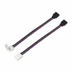 Cabo para Fita de LED 5050RGB Fivela RGB sem Solda para Cabo Adaptador de Controlador Macho 4 Pinos Conexão de Fita de LED