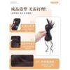 Peruca de Coque Baixo para Mulheres com Rabo de Cavalo Baixo, Presilha de Coque de Cabelo, Coque com Pena, Elástico de Cabelo com Laço Semipreso, Ferramenta de Penteado