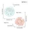 Molde de Silicone para Vela Perfumada Flor Margarida 3D Molde para Difusor de Gesso Perfumado Girassol Fresco DIY