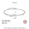 Pulsera de diamantes para mujer PAG & MAG moda europea y americana diseño sencillo para el día a día plata 925 pulsera al por mayor