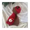 Bufanda de Navidad Tejida Elegante para Niños, Nuevo Estilo de Invierno, Cálida y Versátil, Bufanda con Combinación de Colores Súper Linda para Niños y Niñas