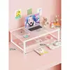 Soporte para Computadora, Parrilla para Barbacoa, Elevador para Laptop, Soporte Metálico Elevado para Monitor de Escritorio, Soporte Refrigerante para Laptop para Gaming