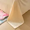 Colcha de leite veludo com ponto triangular de borda em concha espessada, conjunto de quatro peças estampado, roupa de cama fofa de desenho animado