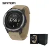 Sanda 2197 Reloj Digital Multifunción Deportivo Juvenil Reloj para Montañismo con Podómetro Exterior Despertador para Estudiantes Reloj Impermeable