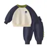 [7A Antibacteriano] Conjunto de Ropa de Otoño para Niños, Sudadera y Pantalones Elegantes y a la Moda de Dos Piezas para Niños