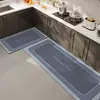 Alfombrilla Sencilla para Piso de Cocina de Tierra de Diatomeas para el Hogar, Antideslizante, Resistente al Aceite, Absorbente de Agua, Resistente a la Suciedad, Alfombrilla de Entrada de Fácil Cuidado