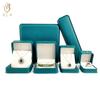 En Stock Hebilla de Corona Collar de Cuero PU Pulsera Colgante Anillo Caja Caja de Empaque de Regalo para Joyería Directo de la Fábrica Fuente