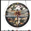Nuevo colgante de ventana acrílico para puzzle de Amazon que atrapa la luz, vista colorida de río a la luz de la luna, decoración para ventana de jardín