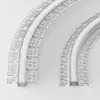 Luz de Línea Curva LED Carcasa de Aleación de Aluminio Quilla Luz Canaleta Gris Lote Forma de Curva Encaje Luz Lineal Modelo Pre-empotrado