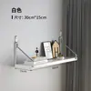 Decoração de Parede para Entrada de Sala de Estar de Ferro Forjado Montada na Parede Sem Furar Estante de Livros de Parede para Quarto Prateleira Única Rack de Armazenamento de Parede