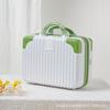 Caja de Almacenamiento Portátil para Cosméticos de 14 pulgadas con Cerradura de Contraseña Caja Ligera Portátil Caja Pequeña para Equipaje de Máquina
