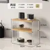 Prateleira de Armazenamento, Prateleira Fofa de Organização para Casa, Prateleira de Barra, Suporte de Copos Qihang Multicamadas, Prateleira de Armazenamento para Copos de Mesa, Suporte de Copos de Acrílico