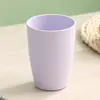 Juego de Tazas de Agua Portátiles de Paja de Trigo para Uso Doméstico en la Sala de Estar, Taza de Plástico Simple Creativa, Taza de Leche Anticaída