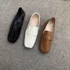 Mocasines de Cuero Suave para Mujer 2026 Nuevos Zapatos Casuales Simples Planos sin Cordones