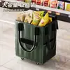Bolsa de Compras Rodante para el Hogar Transfronteriza, Carrito Manual para Compras de Supermercado, Carrito Plegable para Exteriores