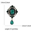 Pendente de Corte Retro de Pequeno Porte Broche Barroco Moda Elegante Joia de Alfinete para Corsage de Roupas Femininas
