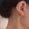 Pendientes Punk con Forma de Serpiente, Pendientes, Ins de Metal Plateado, Estilo Frío, Pendientes de Pareja de Nicho Europeos y Americanos, Pendientes de Moda