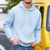Comercio Exterior Europeo y Americano Transfronterizo para Hombre Sudadera Nueva Color Sólido Casual Moda Versátil Multicolor Manga Larga Sudadera Superior