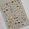 Lindo Pegatina para Uñas de Patito Amarillo 5D en Relieve Estéreo Creativo Pato Blanco Pegatina para Uñas DIY Joyería Estilo Ca