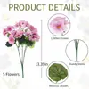 Flor Artificial Mais Vendida da Amazon: Flor de Begônia Simulada, Flor Artificial para Casamentos, Sala de Estar em Casa, Flor de Seda de Gerânio, Flor Artificial Transfronteiriça