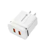 Cargador dual 5V/2A cargador rápido para teléfono móvil 2USB puerto múltiple adaptador de cabezal de carga de viaje reglas europeas
