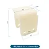 Accesorios para máquina envasadora transportador de palets alimentador placa plana de plástico bloque de soporte de nailon alimentador de tablero de banco pinza en forma de U horquilla