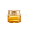 Garrafa de Vidro Redonda Reta com Fundo Grosso Revestimento Gradiente Amarelo 30G15Ml20Ml30Ml40Ml80G Conjunto Estoque Pronto Fabricante