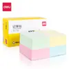Papelería Deli 7155/7156/7157/7730 Bloc de notas de color Papel para mensajes Papel para notas adhesivas