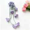 Novo Estilo Doce e de Conto de Fadas Flor Tulipa Fita Elástico de Cabelo para Rabo de Cavalo do Dia a Dia, Acessório de Cabelo da Moda