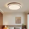Lámpara de Techo Daguanyuan Estilo Italiano Patrón de Grietas de Hielo para Sala de Estar, Madera de Nogal Estilo Vintage, Nuevo Modelo 2026, Iluminación para Toda la Casa 461L