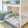 2026 Nuevo Modelo Cama de Estudiante Algodón Puro Estampada Litera para Dormitorio de Estudiantes Juego de Tres o Cuatro Piezas
