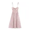 Vestido Feminino 2026 Verão Novo Estilo Europeu e Americano Fashion Simples Emagrecedor Estampado 3152202 Poliéster