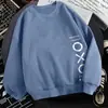 Sudadera para Hombre Primavera y Otoño con Capucha de Moda Ins Holgada Moda Estilo Hong Kong Cuello Redondo Felpa Otoño Pulóver de Pareja Top Chaqueta