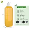 Botella para Bebida de Boca 38 del Fabricante 200ml~1 Litro Botella para Jugo Botella para Té con Leche de Celebridad de Internet Botella de Plástico PET Botella Dispensadora Desechable