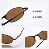 Gafas de Sol Pequeñas Estilo Espejo Estilo Europeo y Americano Ojo de Gato Uv400 para Mujer, Estilo Milenio, Moda Callejera, Se Pueden Adaptar Lentes Graduados 35055