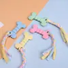 Brinquedo para Cachorro de TPR Resistente a Mordidas Osso Molar Filhote Palito Limpeza Dental Bola de Treinamento Auto-Hi Depressão Suprimentos