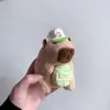 Celebridad de internet lindo capibara capibara colgante peluche juguete muñeca bolsa colgante llavero Muñeca Muñeca