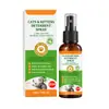 Spray para Prevenção de Arranhões de Gato: Uma fórmula suave para proteção de móveis e sofás, usada como um spray de treinamento e orientação comportamental para gatos.