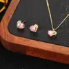 Conjunto de Brincos e Colar Weidni de Luxo Acessível, High-End, Elegante, Moderno e Versátil, Atacado para Mulheres