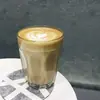 Xícara de Café Estilo Ins, Caneca Suja Retrô, Copo para Cold Brew, Copo de Vidro para Café Americano Gelado, Copo para Flat White, Copo para Latte