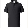 Camisa cultural de solapa de manga corta morado claro polo de grupo ropa de trabajo para hombres y mujeres camiseta bordado logo