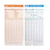 Papel de registro de entrada para reloj de fichar universal Card King, papel de registro especial para reloj de fichar por microcomputadora, tarjeta de papel para máquina de registro de asistencia, tarjeta de trabajo